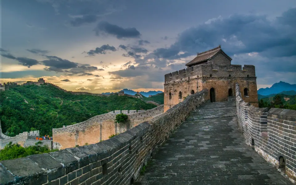 Great Wall watchtower in the hills north of Beijing