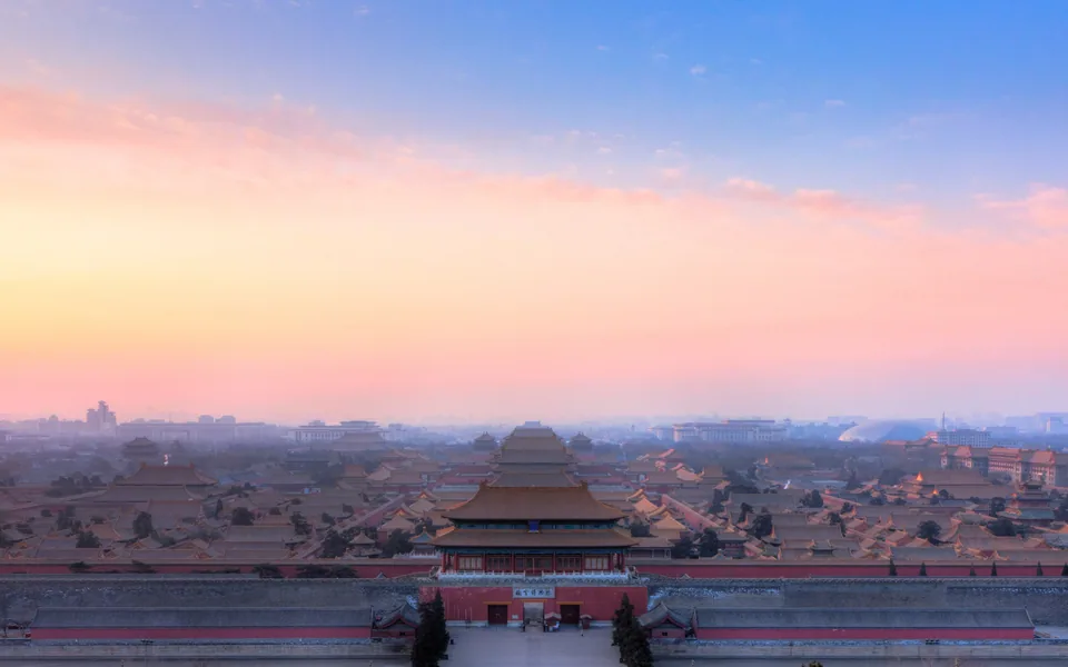 Forbidden City seen from Jingshan