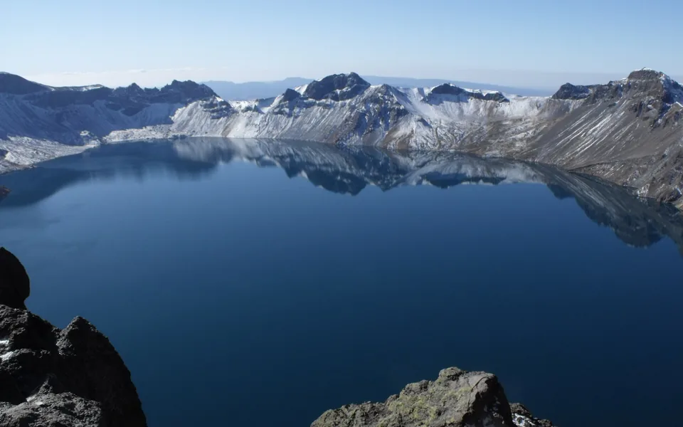 Tianchi crater lake on Changbaishan