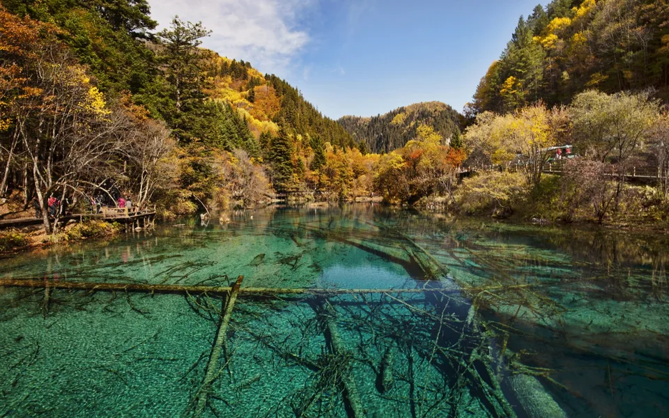 Five Flower Lake in Jiuzhaigou