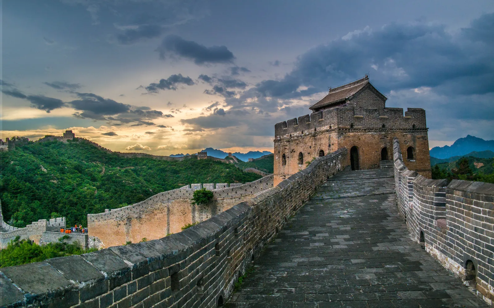 Great Wall watchtower in the hills north of Beijing