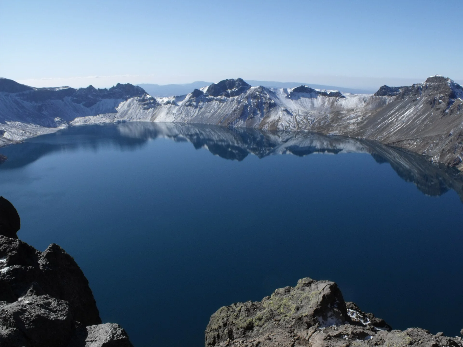 Tianchi crater lake on Changbaishan