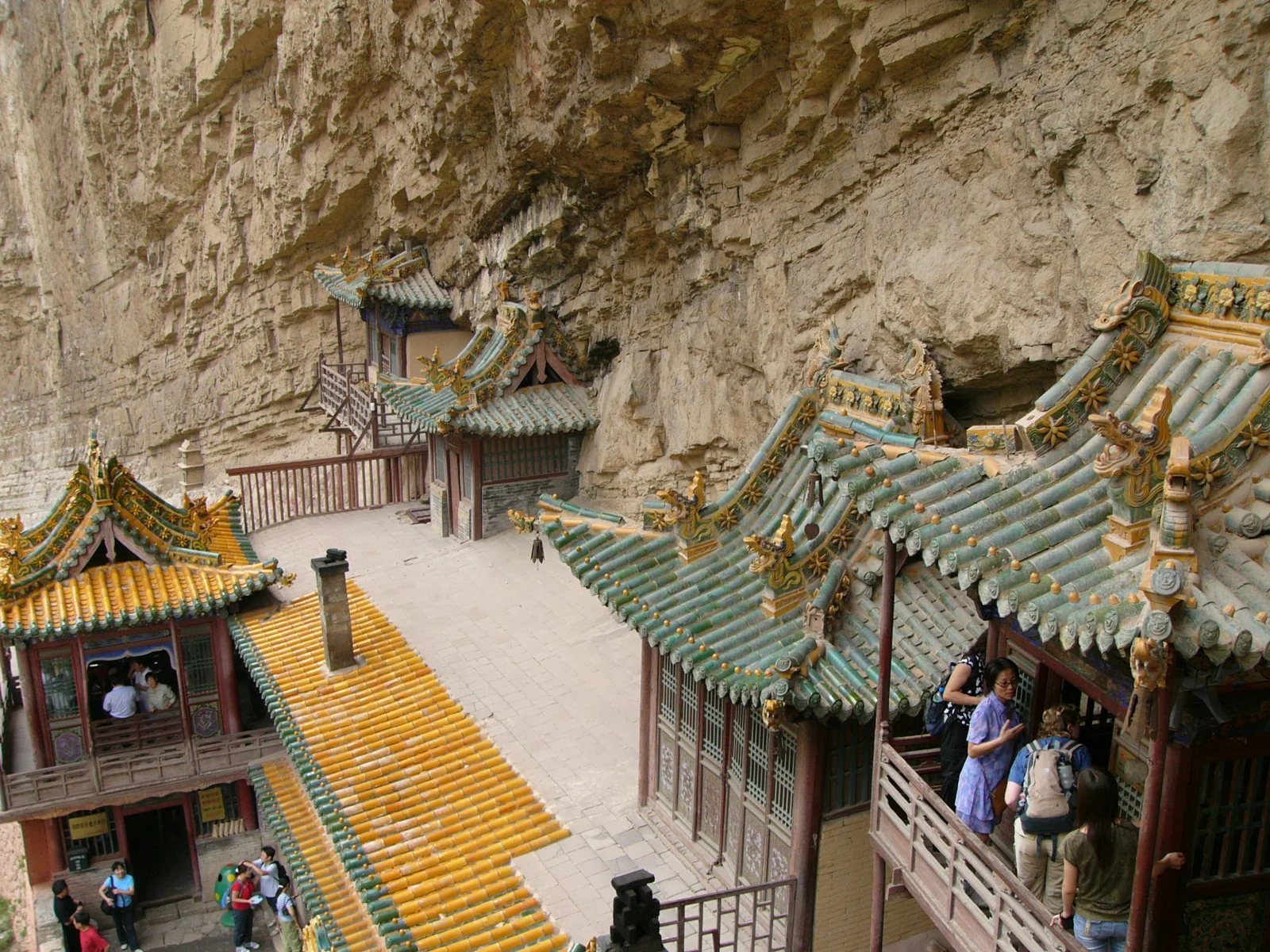 Hanging Temple on the cliff near Datong